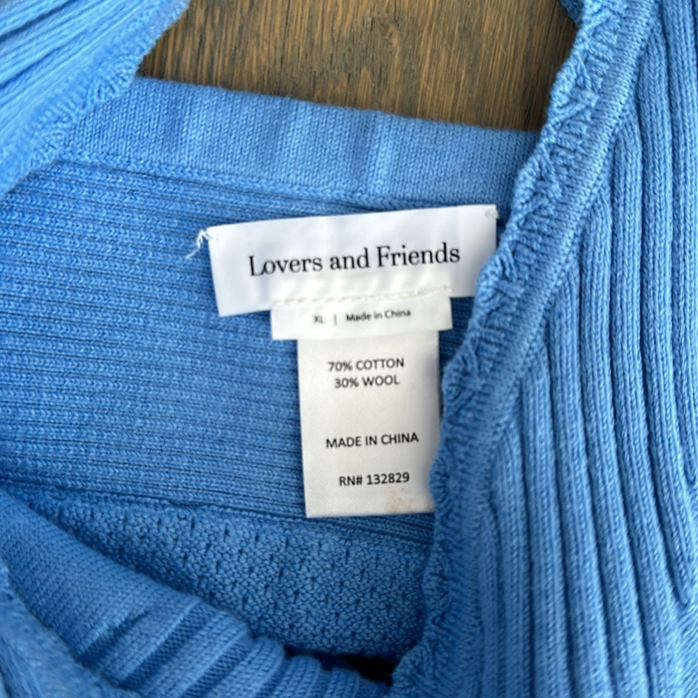 LOVERS AND FRIENDS - Ember Dress in Periwinkle Blue - Picture 3 of 4